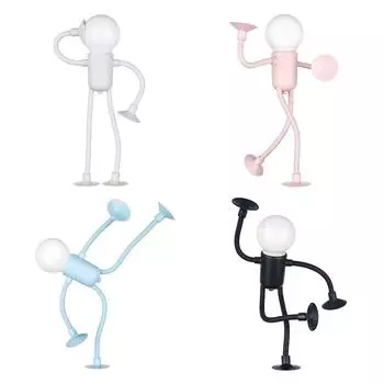 4-упаковка настольных ламп, симпатичные мини-присоски, прикроватные лампы для взрослых, мальчиков и девочек