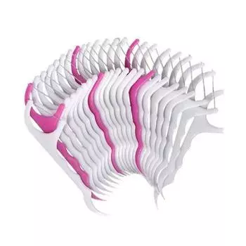 4 упаковки, 100 шт., зубная нить, зубная нить, зубочистка, инструмент для ухода за полостью рта