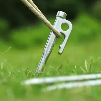 4 упаковки гвоздей для уличной палатки из нержавеющей стали 420, гвозди для кемпинга, противопадающие гвозди для палатки