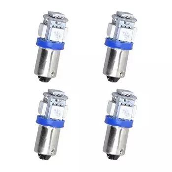 4 упаковки/лот Автомобильные светодиодные лампы с низким энергопотреблением Яркие Экологичные 5050 Модель Без задержки white