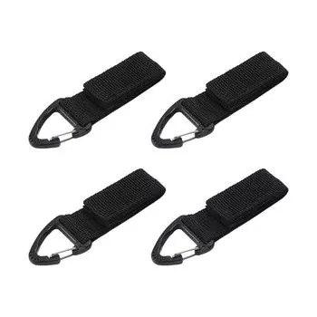 4 упаковки/лот прочные нейлоновые перчатки для кемпинга на открытом воздухе с высокопрочной пряжкой для альпинизма
