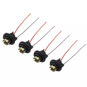 4 упаковки патронов для задних фонарей с предварительной проводкой, водонепроницаемые, DC12 - 24 В 1156 BA15S, гнездо для лампочек для задних фонарей