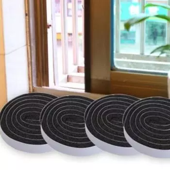 4 упаковки самоклеящихся оконных уплотнителей, звукоизоляционные пылезащитные наклейки для уплотнения зазоров