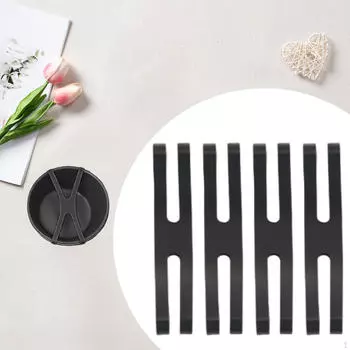 4 упаковки силиконовых лент для обмотки тарелок и использования на открытом воздухе чёрный