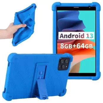 4 утолщенных силиконовых чехла Cornors с подставкой для чехла PRITOM Tronpad B8 8 дюймов, защита для планшета, принципиально NEWISION VOLENTEX L8 PRITOM Tronpad B8 красный