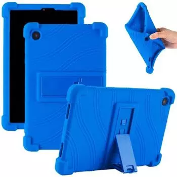 4 утолщенных угла мягкий силиконовый чехол с подставкой для TCL Tab 8 Plus WiFi LE 4G SE 8 чехол для планшета противоударный защитный чехол Funda TCL Tab 8 LE 2023 красный