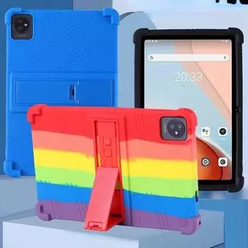 4 утолщенных уголка силиконовый чехол с подставкой для Blackview Oscal Pad 50 WiFi чехол 10.1 планшет ПК ударопрочный защитный чехол Funda Oscal Pad 50 WiFi красный