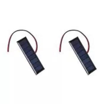 4 В 0,2 Вт 2-проводная эпоксидная солнечная панель 8 солнечных элементов для самодельных солнечных проектов (1шт) #C