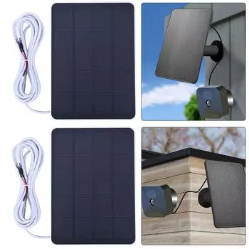 4 Вт 5 В Solar-Ladegert, Wasserdicht, для кольцевого видеодомофона 4 (вайс)