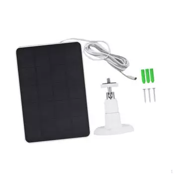 4 Вт 5 В Солнечная панель Зарядные устройства Аксессуары Простая установка Замена камеры белый