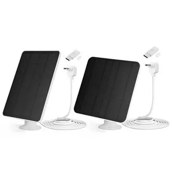 4 Вт/6 Вт солнечное зарядное устройство для Arlo Essential Spotlight/XL Spotlight DC4.5V-5.5V солнечное зарядное устройство для камеры безопасности
