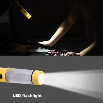 4 в 1 автомобильный молоток аварийной защиты стекла, ремень безопасности высокой твердости, вольфрамовая сталь, спасательный инструмент, автоаксессуары жёлтый