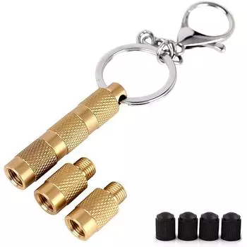 4 в 1 Автомобильный насос для шин, инструмент для снижения давления воздуха, автомобильный дефлятор шин, автомобильный шиномонтажный инструмент, латунный разъем клапана для накачивания шин для автомобилей и грузовиков армия зеленый