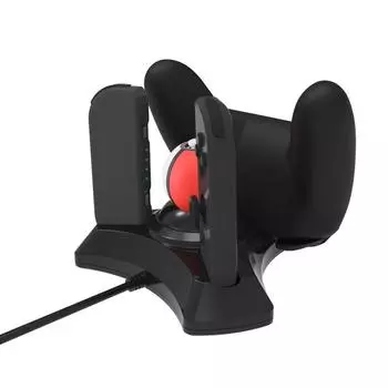 4-в-1 для каждого тега в Poke Ball Loader Plus / Joy-con / Peru Hand Loader Closed 14.2*17.8*6.7cm чёрный