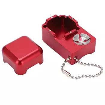 4 в 1 инструмент для ремонта наконечника бильярдного кия R6 многофункциональный формирователь наконечника пула металлический держатель мела красный красный