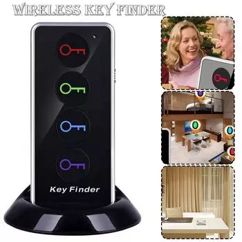 4 в 1 искатель ключей, дистанционный беспроводной радиочастотный локатор предметов, звуковая бирка, трекер-кошелек для ключей, домашних животных, сотовый телефон