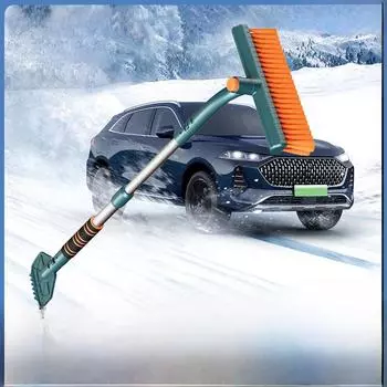 «4-в-1 многофункциональная автомобильная лопата для снега и скребок для льда» basic 9494A чёрный