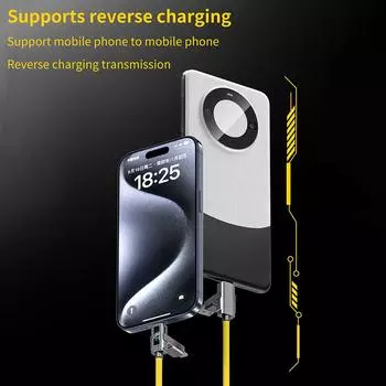 4 в 1 Pd Usb C кабель цифровой дисплей быстрая зарядка для iPhone 15 14 13 12 Pro Max Macbook Ipad Usb Type C шнур зарядное устройство