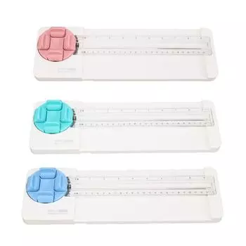 4 в 1 резак для бумаги с прямой изогнутой пунктирной линией биговки, универсальный триммер для поделок с углом наклона от 45 до 90 градусов Blue