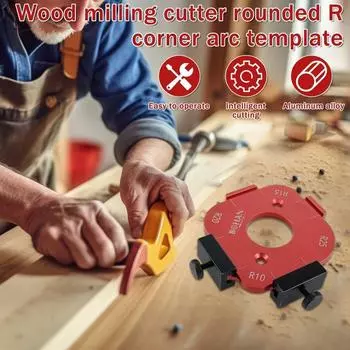 4 в 1 шаблон позиционирования угла дуги многоразовый круглый угловой кондукторный станок для обрезки R10-R25