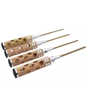 4 в 1 шестигранная отвертка прочный шестигранный ключ для винтов FPV гоночный дрон Black