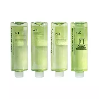 4 в 1 сыворотка для лица, раствор для пилинга, красота, глубокая очистка, эссенция для ухода за кожей, продукт для лица для машины, гидродермабразия зелёный