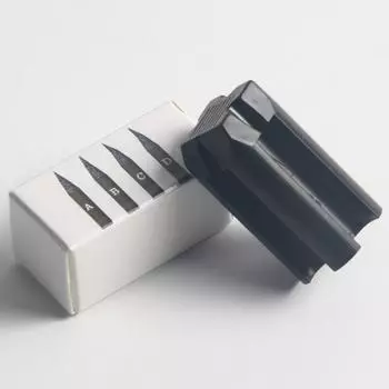 4-в-1 точилка для карандашей для бровей, набор для заточки макияжа глаз с лезвием для водостойких отшелушивающих карандашей для бровей