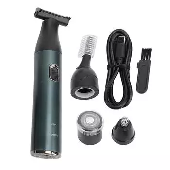 4 в 1 триммер для сухой и влажной уборки, электрический многофункциональный перезаряжаемый триммер для ухода за волосами на теле для женщин