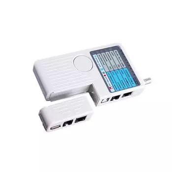 4-в-1 удаленный RJ11 RJ45 USB BNC LAN сетевой телефонный кабель тестер измерительное устройство машина