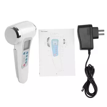 4 в 1 Ультразвуковой Массажер Фотон Светодиодный Свет Ион Импортный Машина Красоты Лица Очиститель Пор