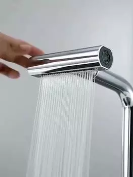 4 в 1 водопадный кухонный смеситель, вращающийся на 360° удлинитель для смесителя, многофункциональный кран для раковины, брызгозащищенный, 4 режима, излив