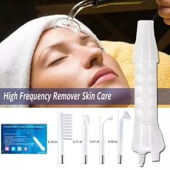 4 в 1 высокочастотный электрод палочка электротерапия стеклянная трубка косметическое оборудование удаление пятен от прыщей уход за кожей лица спа