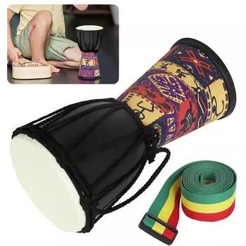 4 в африканский барабан ручной барабан профессиональный деревянный африканский барабан ручной работы традиционный африканский барабан резной реквизит для обучения African drum