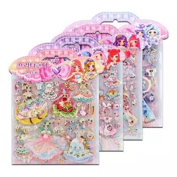 4 вида красивых наклеек для координации, популярный персонаж в Корее