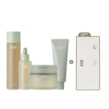 4 вида настоящего чикамингового ухода за кожей (тонер-диск + водная эссенция + сыворотка + крем + ватный диск в комплекте)