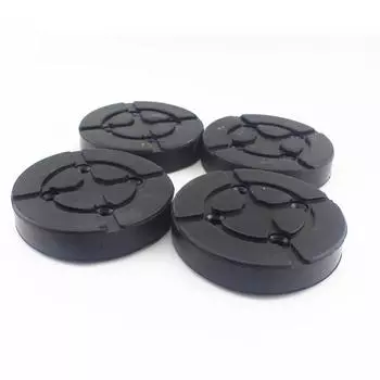 4 x 130 мм круглые сверхмощные резиновые подушки для подъема аксессуаров для автоматического подъемника грузовика