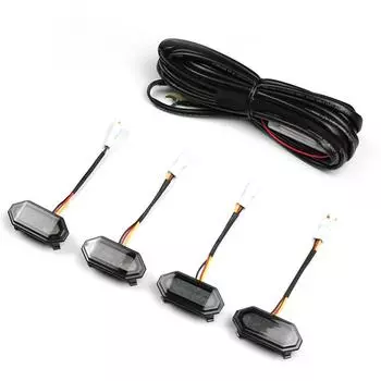 4 x Светодиодные фонари передней решетки Белый Янтарный свет Для 2019-21 Suzuki Jimny JB64 JB74