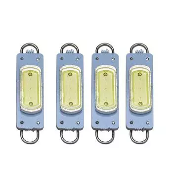 4 x Xenon White 44mm COB Rigid Loop Festoon LED Light Bulb 561 562 567 564 212-2