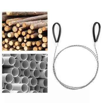 4-жильный толстый ПВХ труборез браслет для выживания на открытом воздухе мини карманная пила полотно для проволочной пилы чёрный