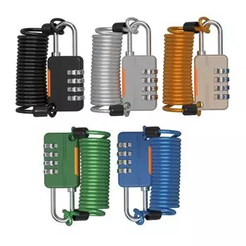 4-значный кодовый замок для небольшого дорожного багажа, замка для чемодана, замка без ключа, замка для рюкзака, спортзала, школьного шкафчика синий