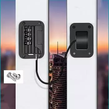 4-значный пароль для защиты детей, кодовый замок для холодильника, защита младенцев, замки для шкафов, замки для дверей и окон шкафов, защищающие от детей чёрный