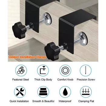 4C Крепления и натяжитель Универсальный Настольный Стенд из Нержавеющей Стали Шкаф для Креплений Установка Инструментов Шкаф для Креплений чёрный