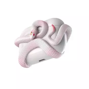 4цвета для Airpods 4 беспроводной чехол для наушников Snake гарнитура чехол Snake-god Shape защитный вкладыш J0S5 black-For AirPods 4