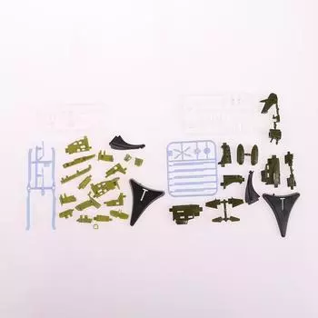 4D 16Styles Истребитель Сборка Модель Пластиковый Gule Free Plane Вооруженный Вертолет Разведывательный Самолет Бомбардировщик Модель Игрушка
