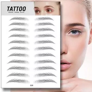 4D Hair-Like Authentic Eyebrows Grooming Shaping Brow Shaper Макияж Наклейка для бровей