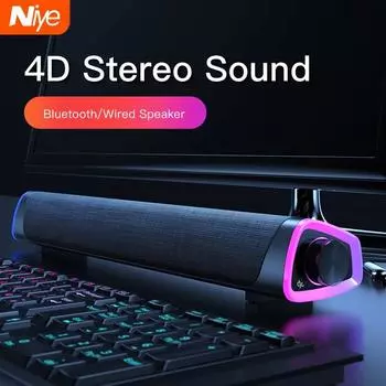 4D компьютерный динамик, стереозвук, сабвуфер, Bluetooth-динамик для ноутбука Macbook, ноутбука, ПК, музыкальный плеер, проводной громкоговоритель белый
