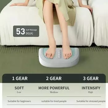 4D массажер для ног, горячий компресс, шиацу, разминание, электрический подогрев, массажер для ног, прокатка мышц, расслабление, медицинское устройство US Plug чёрный