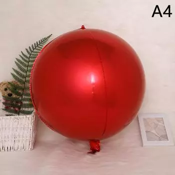 4D сфера 32 дюйма металлический зеркальный эффект декоративный воздушный шар для праздников и вечеринок наполнение гелием может плавать