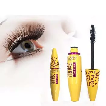 4D тушь для ресниц с эффектом наращивания, густая, подкручивающая, водостойкая, черного цвета, концентрированная, стойкая тушь для ресниц, косметика TSLM1 8ml