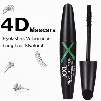 4D тушь из шелкового волокна без цветения водостойкая долговечная тушь для ресниц черная тушь для ресниц